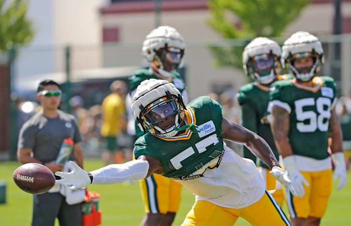 Green Bay Packers linebacker Ray Wilborn (57) during training camp Tuesday, August 2, 2022, at Ray Nitschke Field in Green Bay, Wis. Dan Powers/USA TODAY NETWORK-Wisconsin Apc Packtrainingcamp 0802220820djp